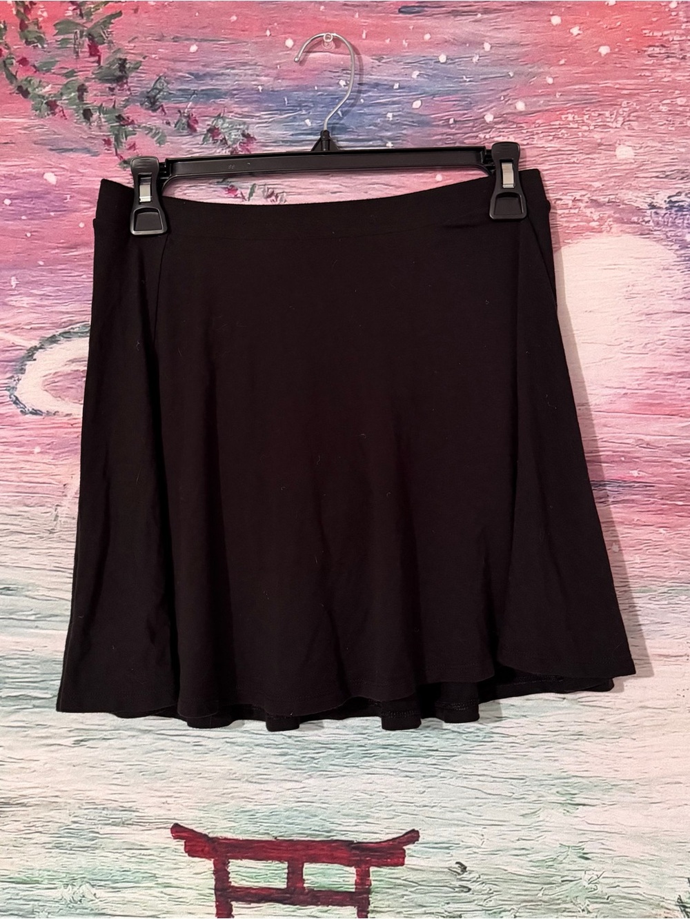 Black Women's A-Line Skirt